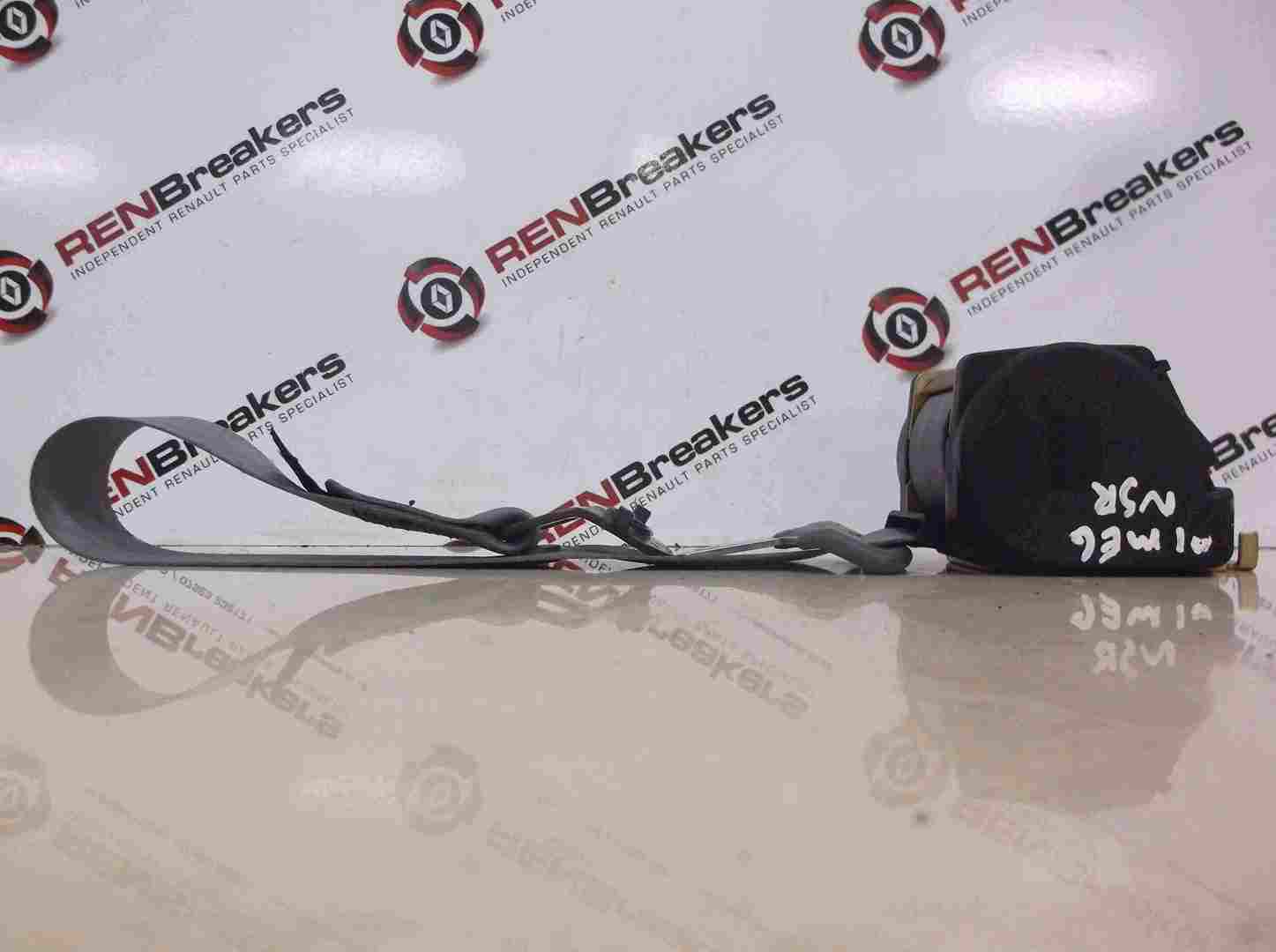 Renault Megane 1999-2002 Passenger NSR Rear Seat Belt Silver 5dr