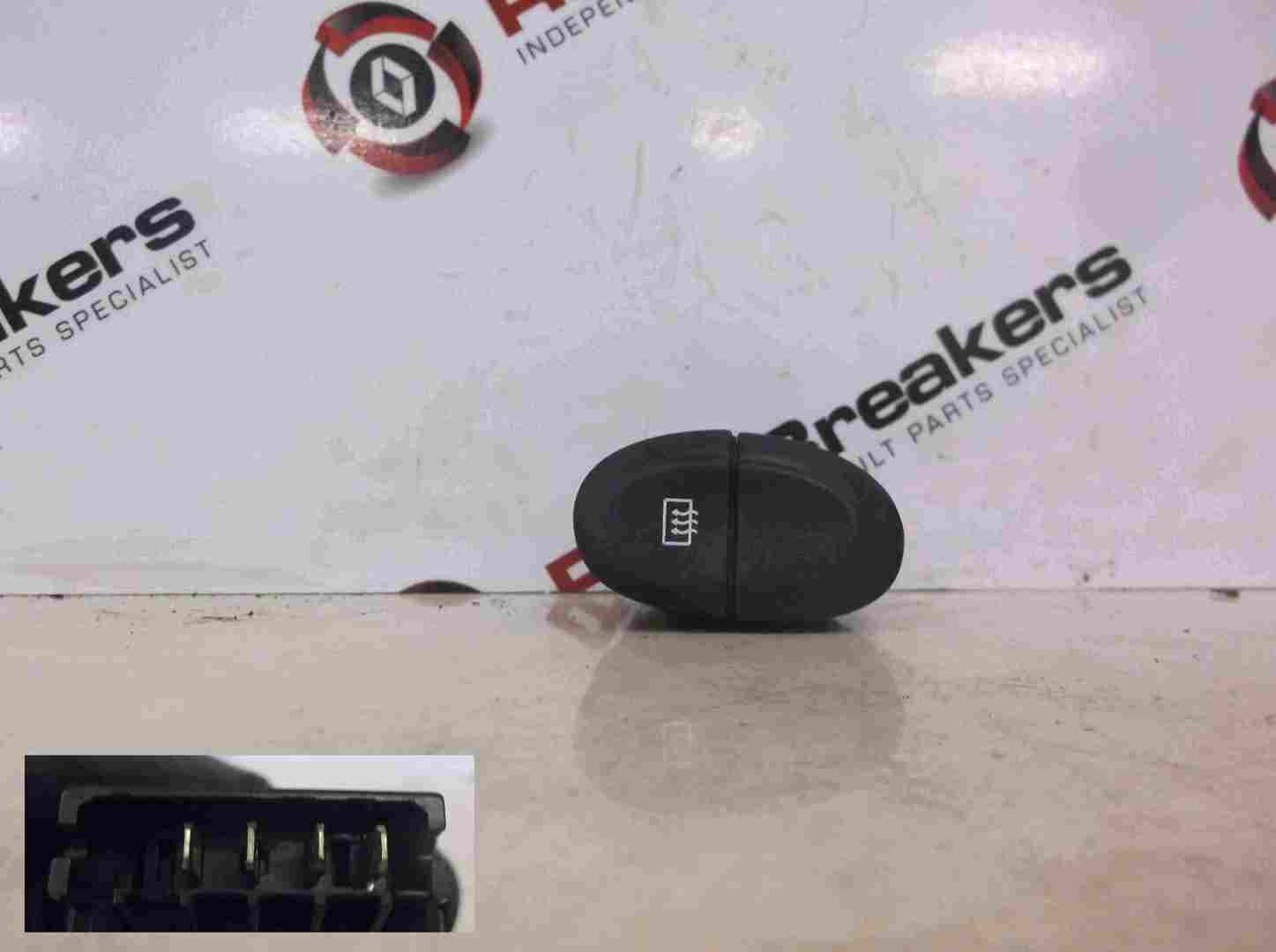 Renault Megane + Scenic 1999-2003 Rear Heated Screen Window Demister Switch