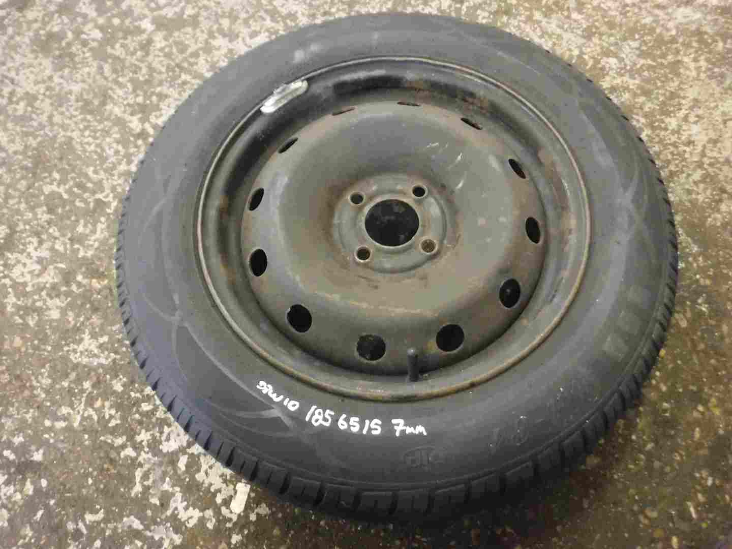 Renault Megane 1999-2002 Steel Wheel Rim + Tyre 185 65 15 7mm Tread