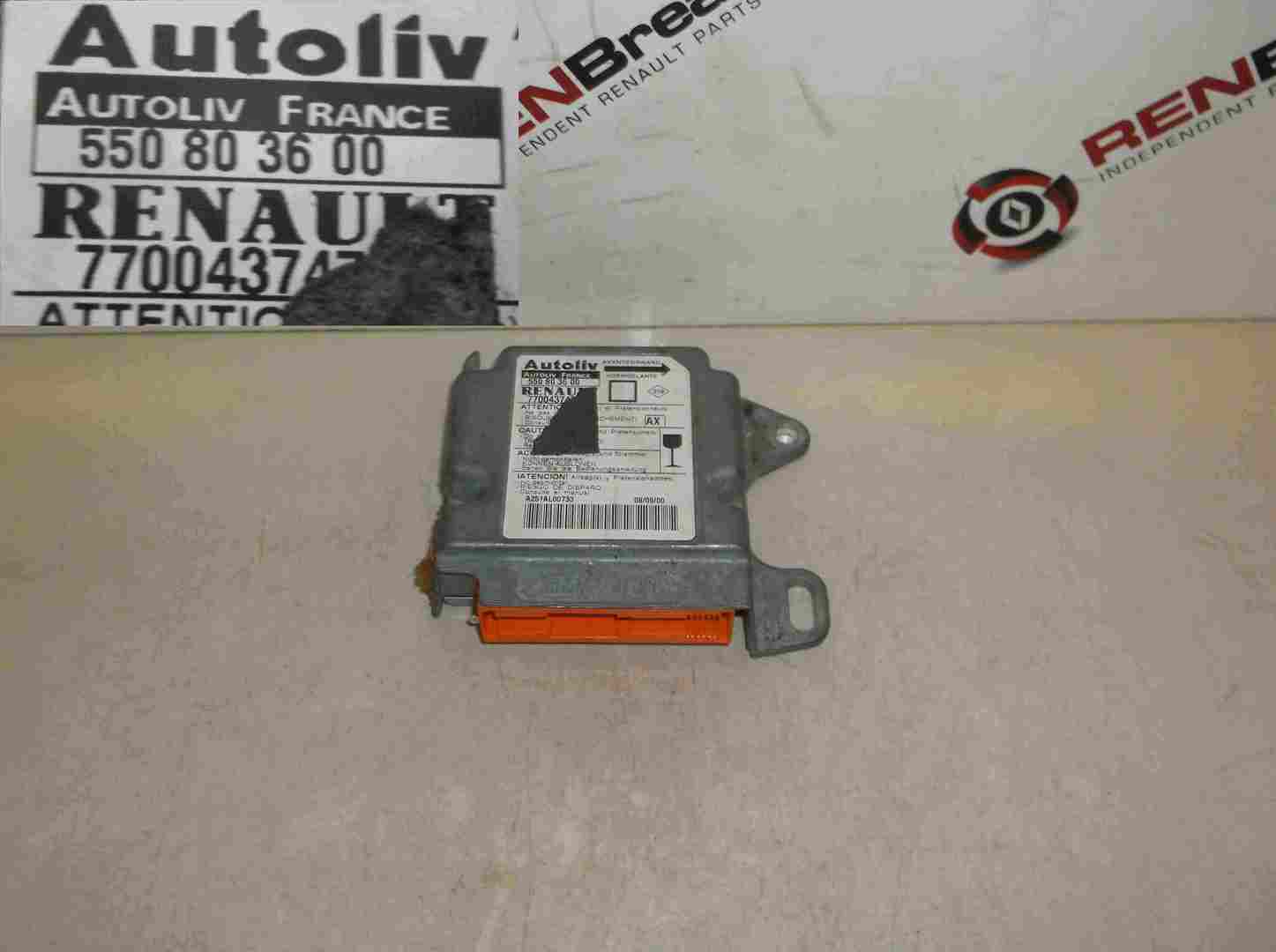 Renault Megane 1999-2003 Airbag Module Computer ECU