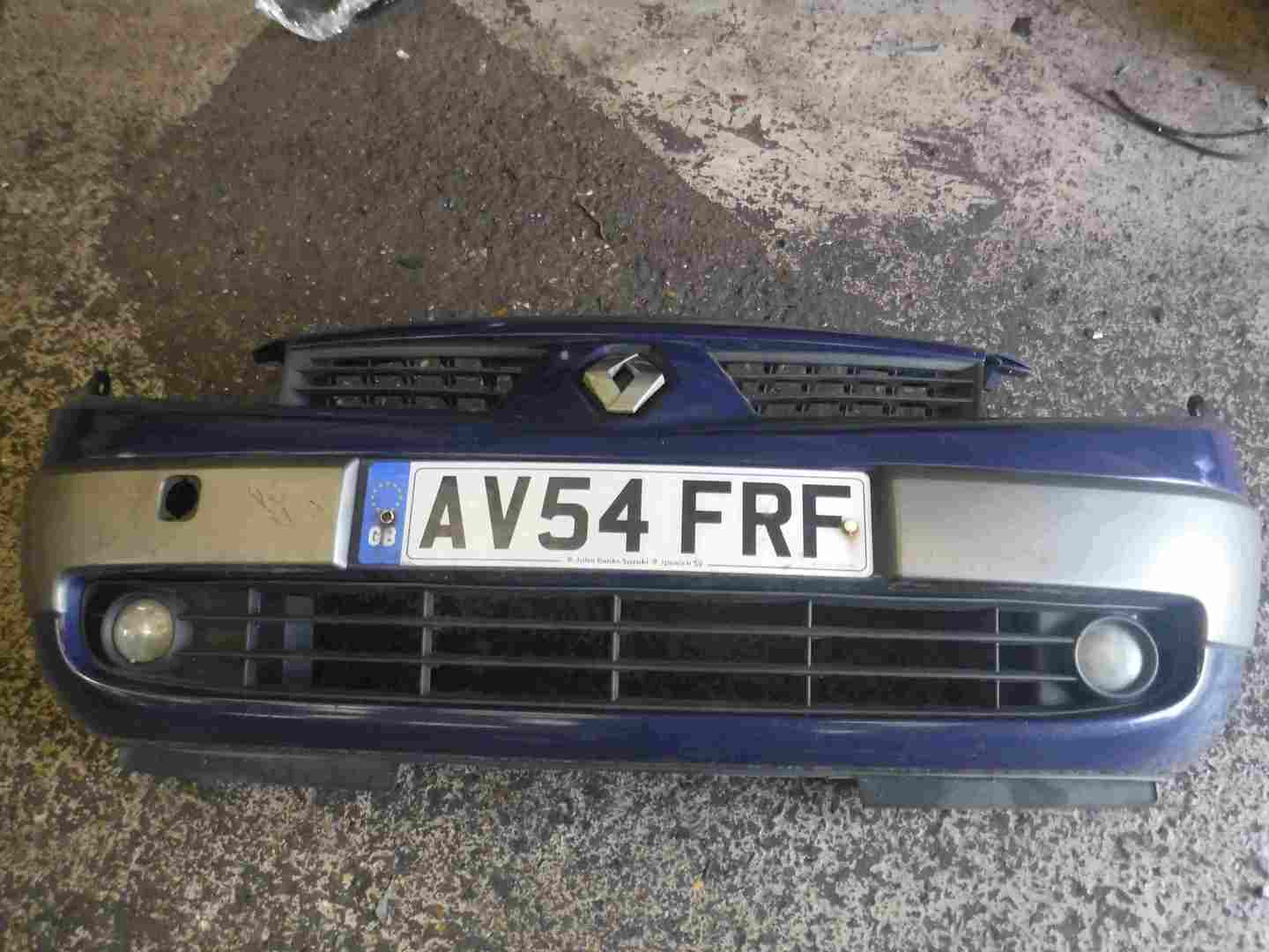 Renault Megane 2002-2006 Front Bumper Blue OV460