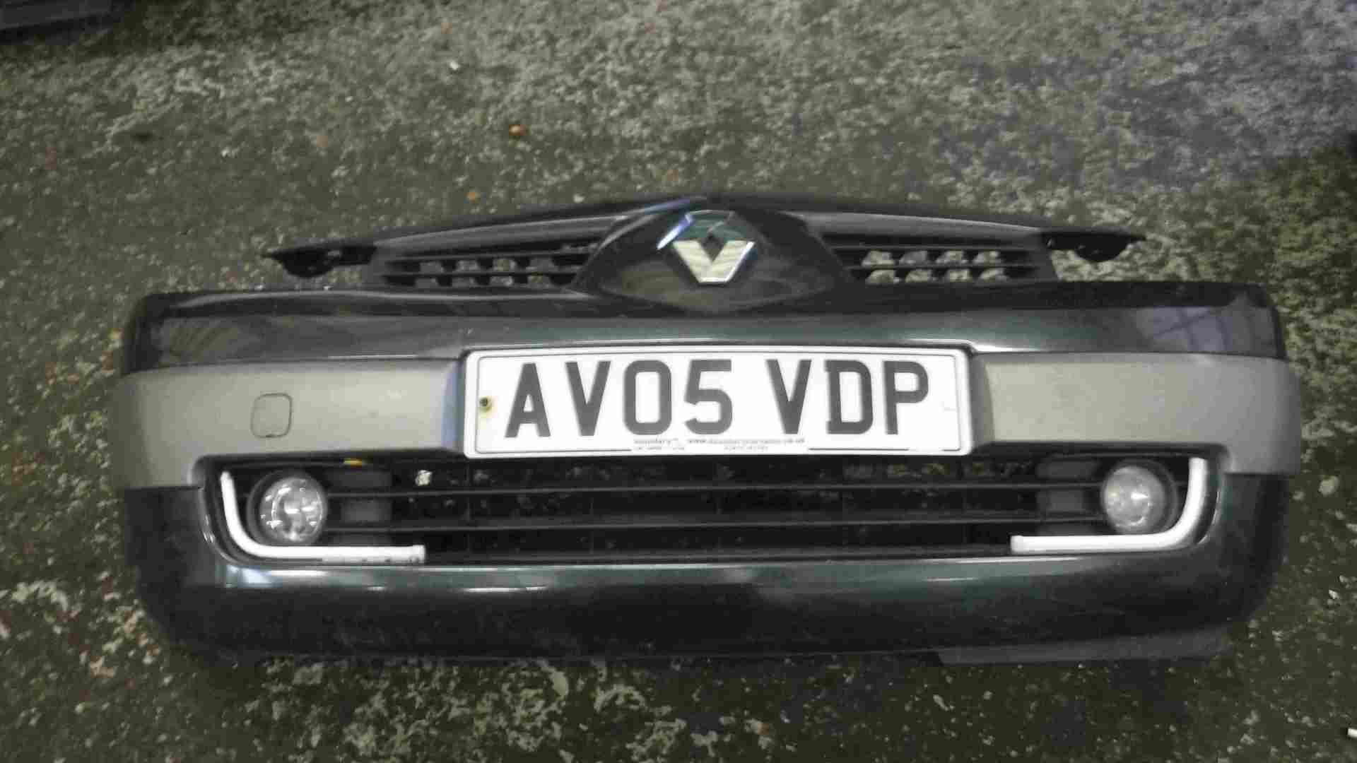 Renault Megane 2002-2006 Front Bumper Dark Grey TEB66