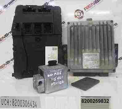 Renault Megane 2002-2008 1.5 dCi ECU SET UCH BCM Immobiliser + Key Card