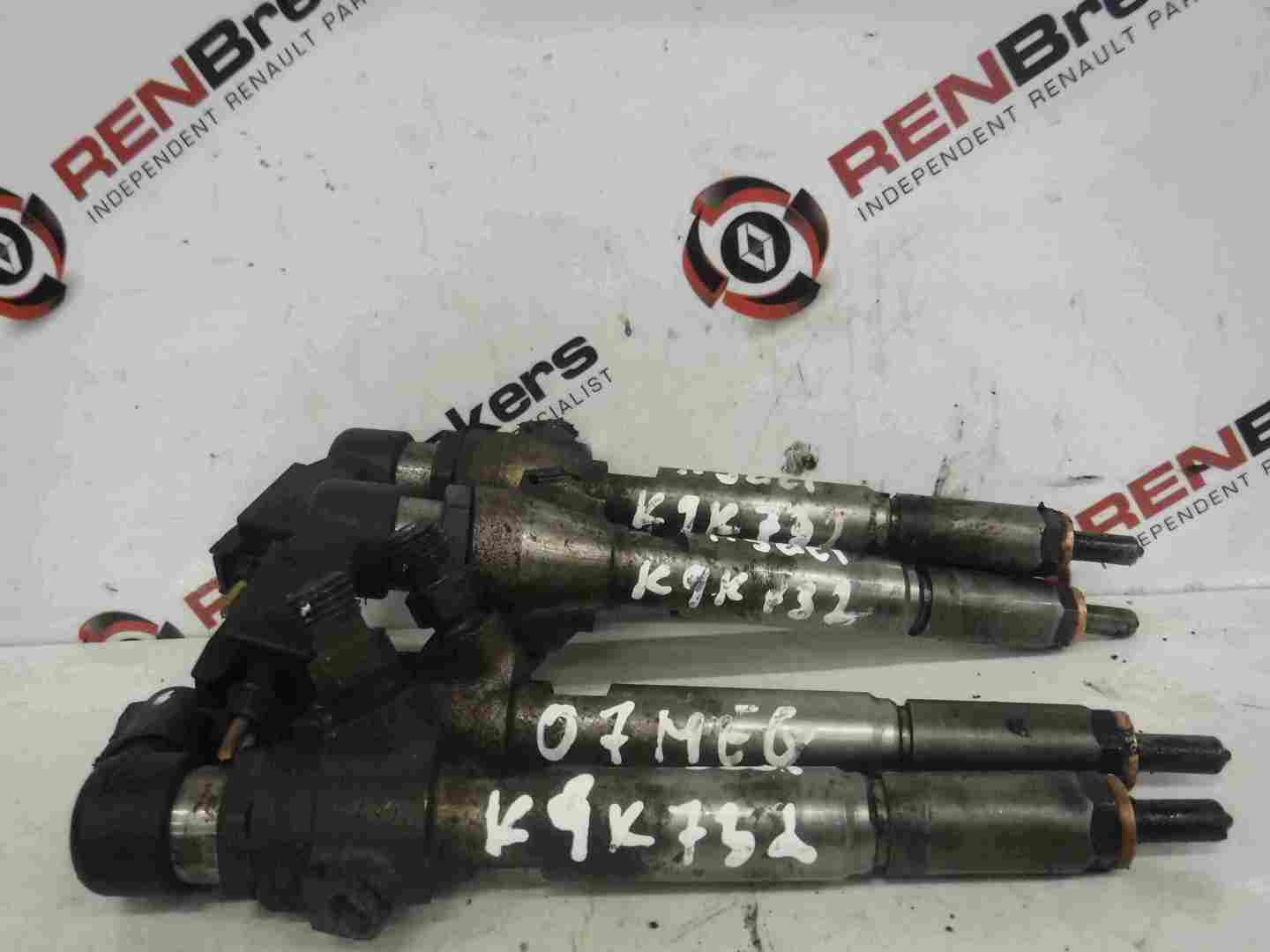 Renault Megane 2002-2008 1.5 dCi Injectors X4 Set K9K 732