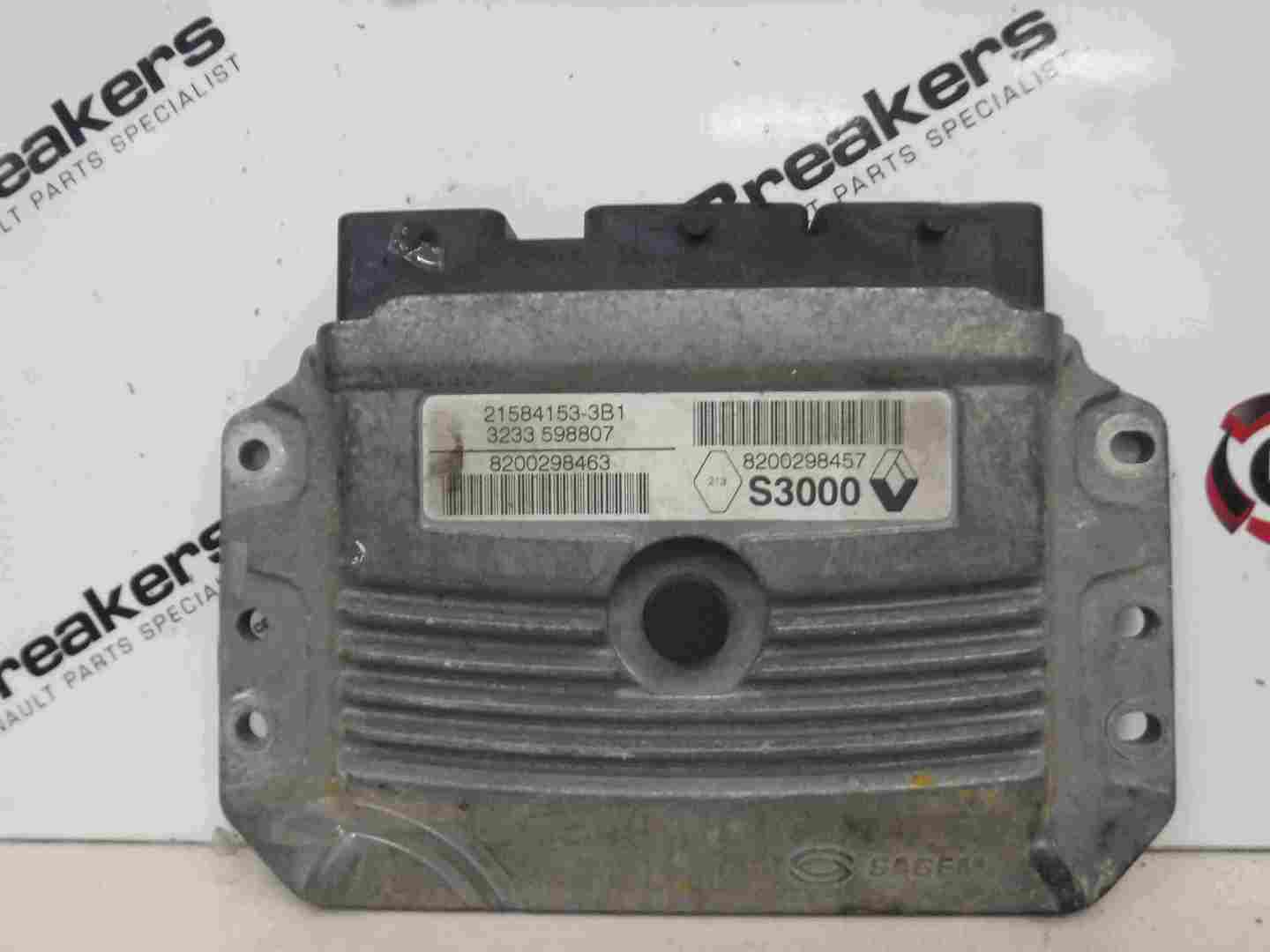 Renault Megane 2002-2008 1.6 16v ECU Electronic Control Unit 8200298463