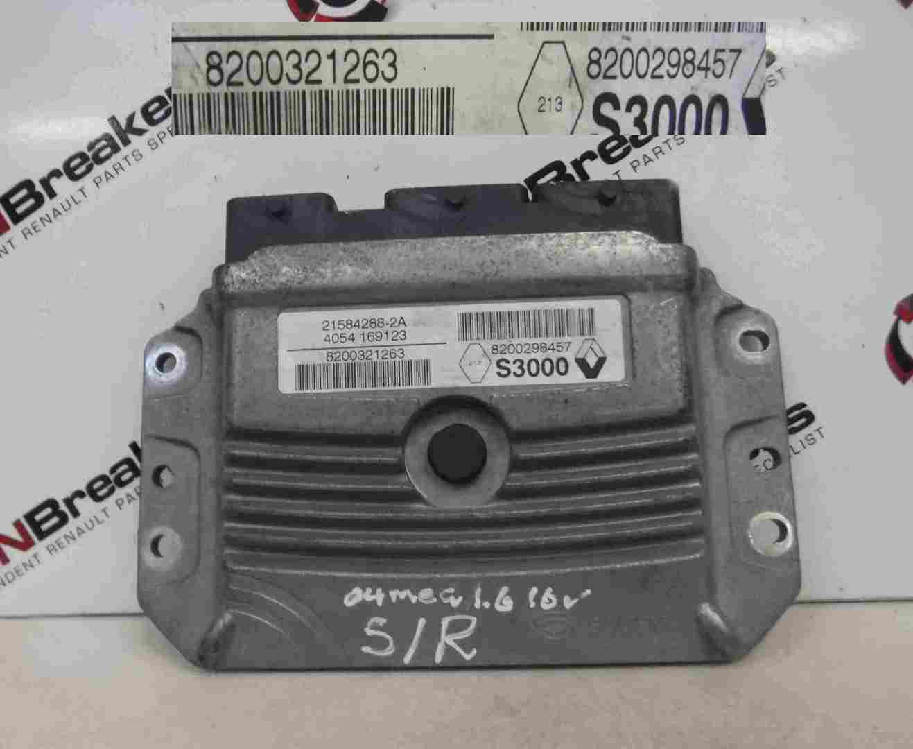 Renault Megane 2002-2008 1.6 16v ECU Electronic Control Unit