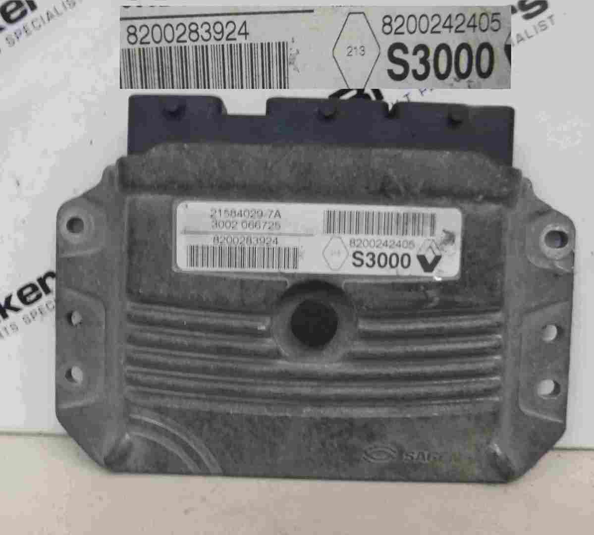 Renault Megane 2002-2008 1.6 16v ECU Electronic Control Unit