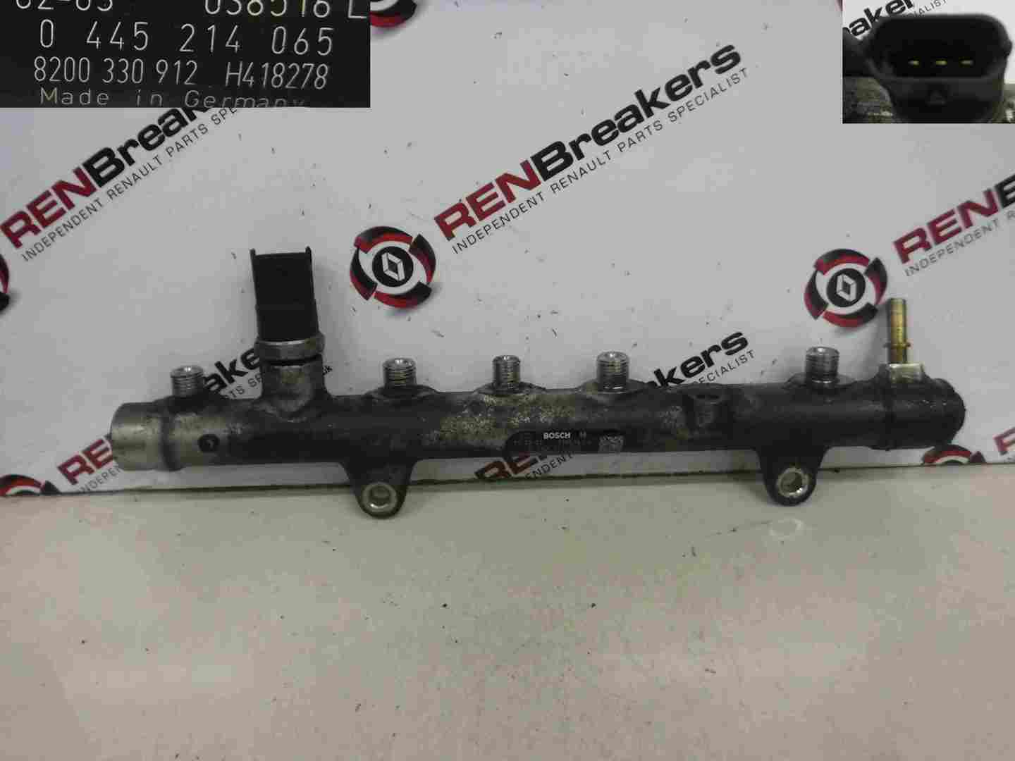 Renault Megane 2002-2008 1.9 dCi Fuel Pressure Sensor + Rail