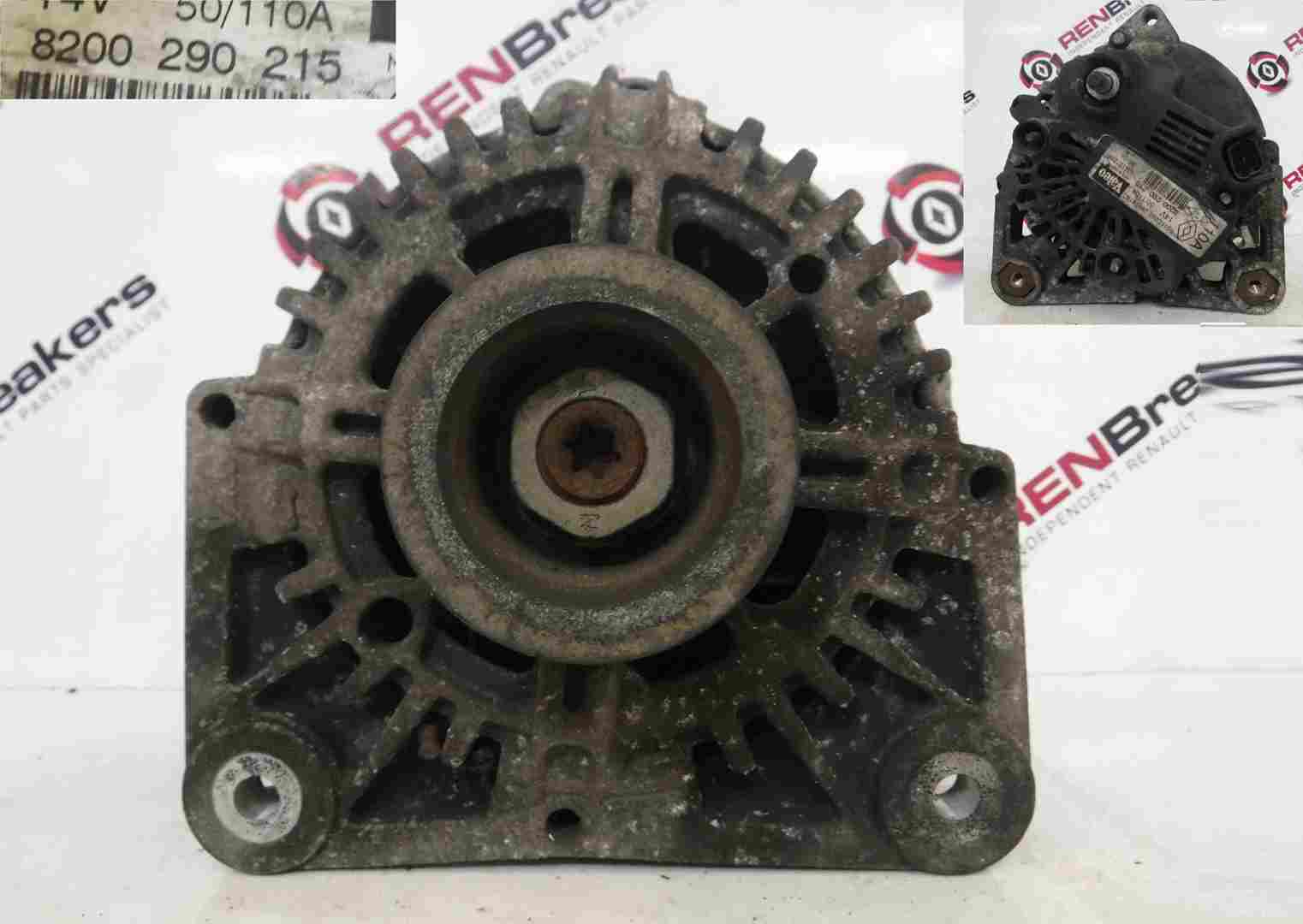 Renault Megane 2002-2008 2.0 16v Alternator F4R 770 8200290215