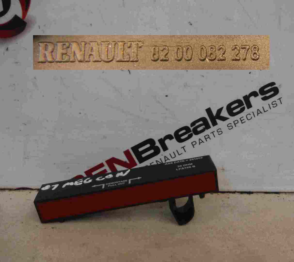 Renault Megane 2002-2008 Aerial Transmitter Antenna Handsfree 8200082278