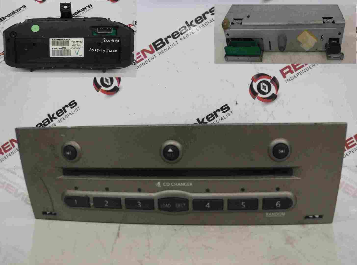 Renault Megane 2002-2008 CD Player Multi Disc Changer Beige