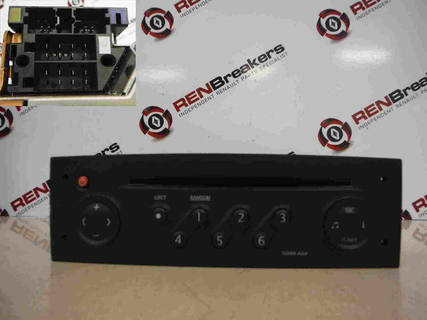 Renault Megane 2002-2008 CD Player Tuner List Radio  Code 8200256141