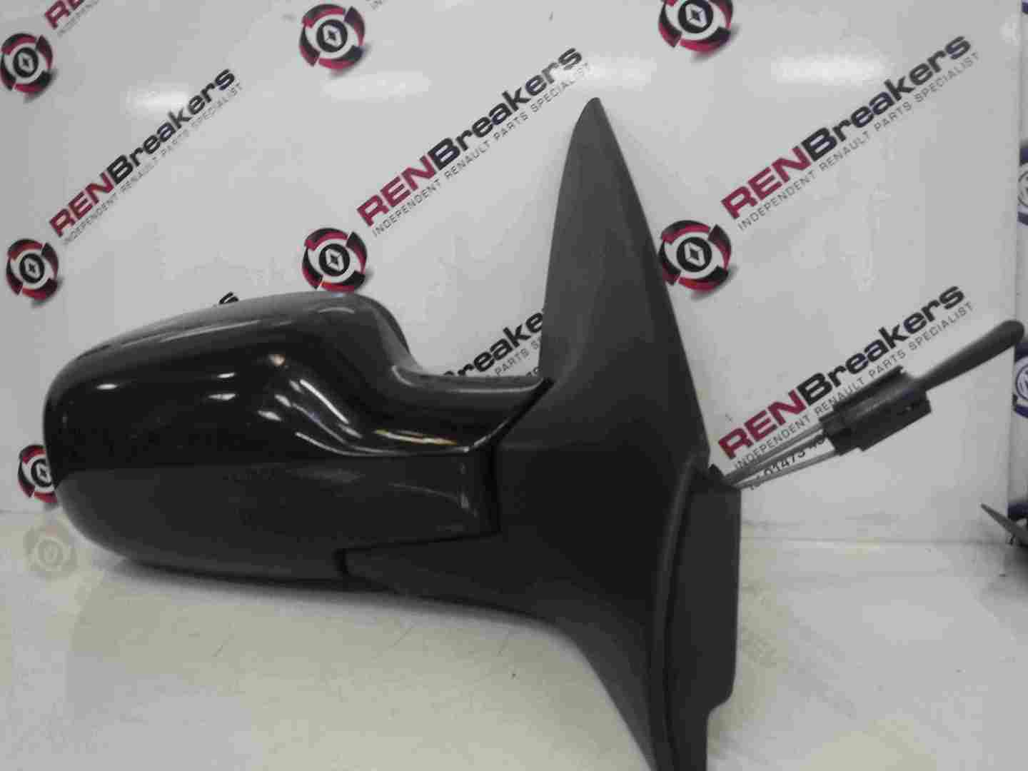 Renault Megane 2002-2008 Drivers OS Wing Mirror Bl]ack 676 Manual
