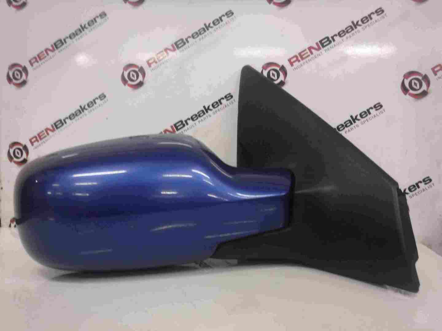 Renault Megane 2002-2008 Drivers OS Wing Mirror Blue TEI45