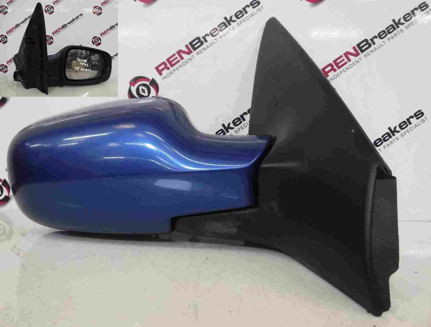 Renault Megane 2002-2008 Drivers OS Wing Mirror Blue TEI45 TE145 F