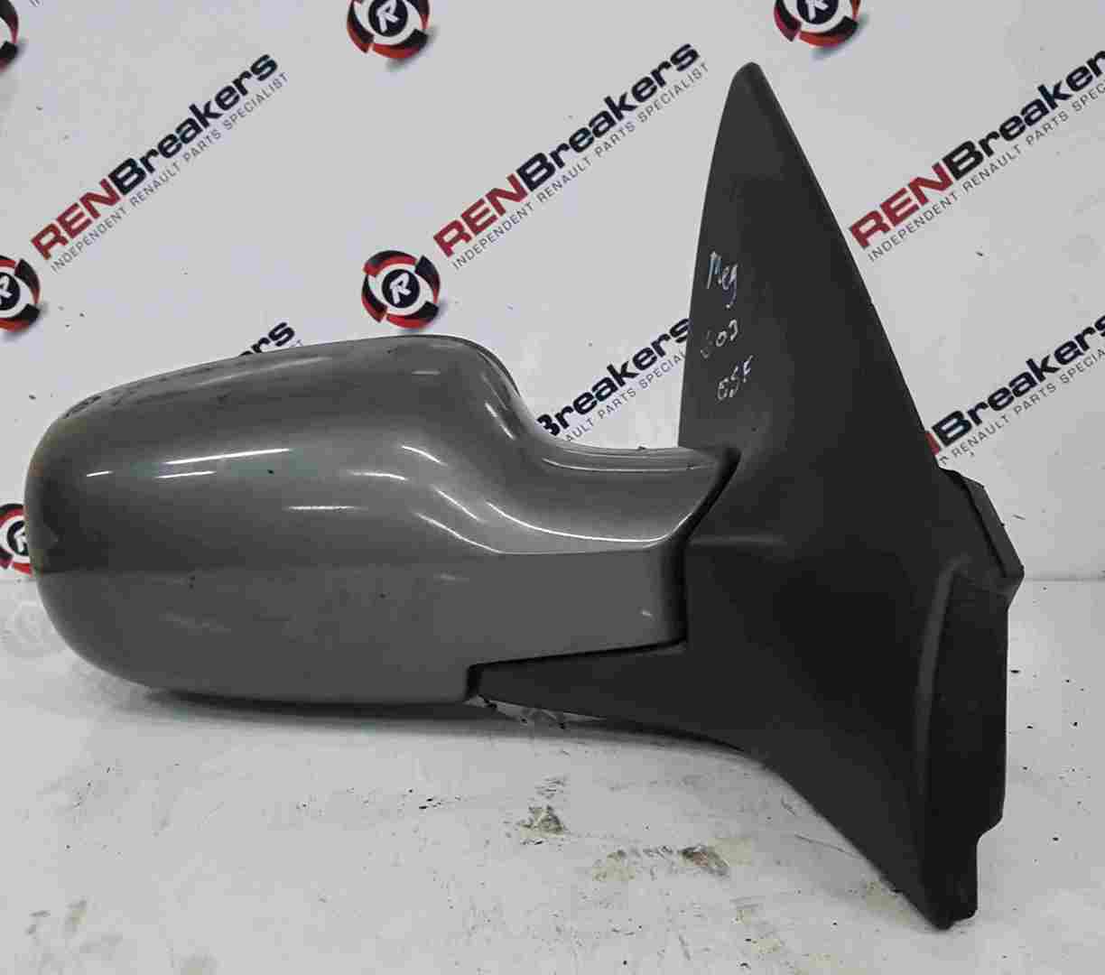 Renault Megane 2002-2008 Drivers OS Wing Mirror Grey 603