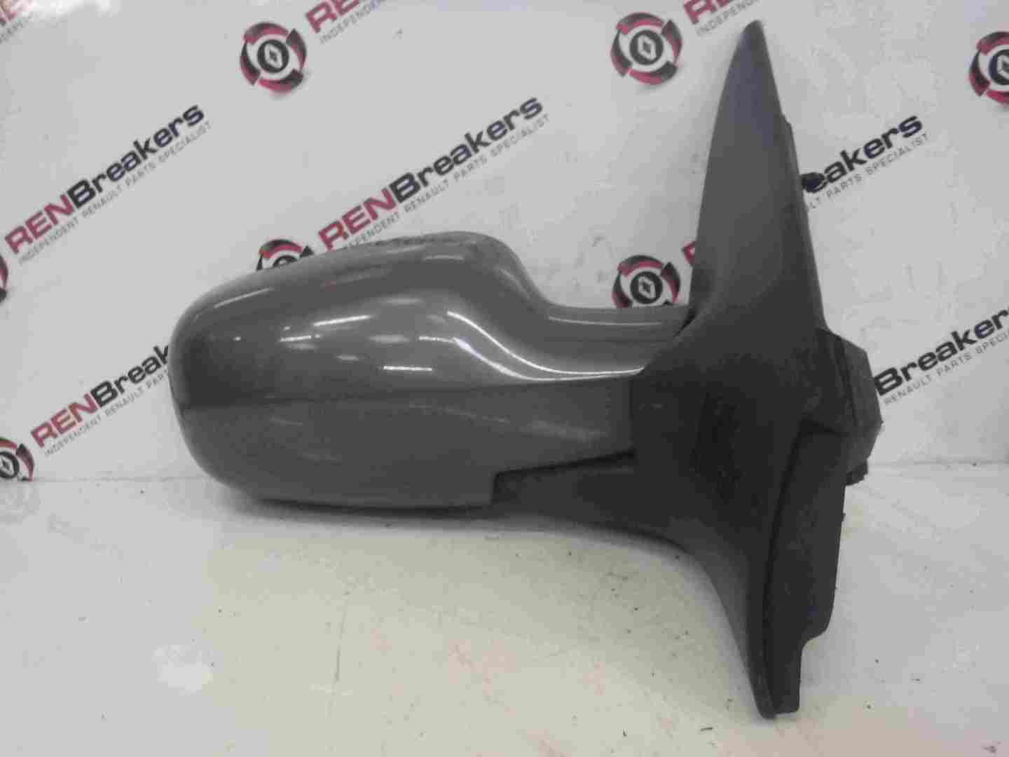 Renault Megane 2002-2008 Drivers OS Wing Mirror Grey 603 Folding