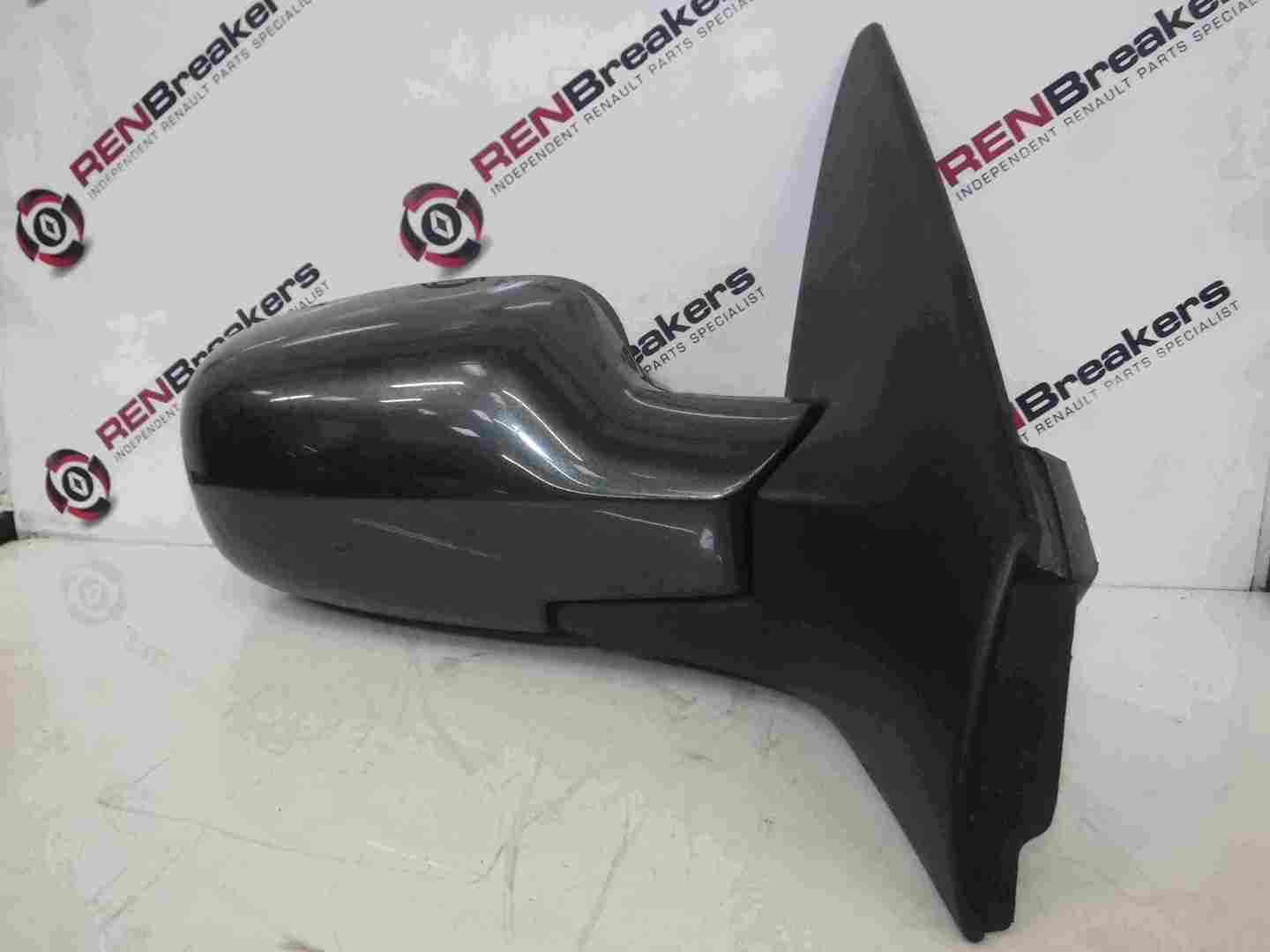 Renault Megane 2002-2008 Drivers OS Wing Mirror Grey TEB66