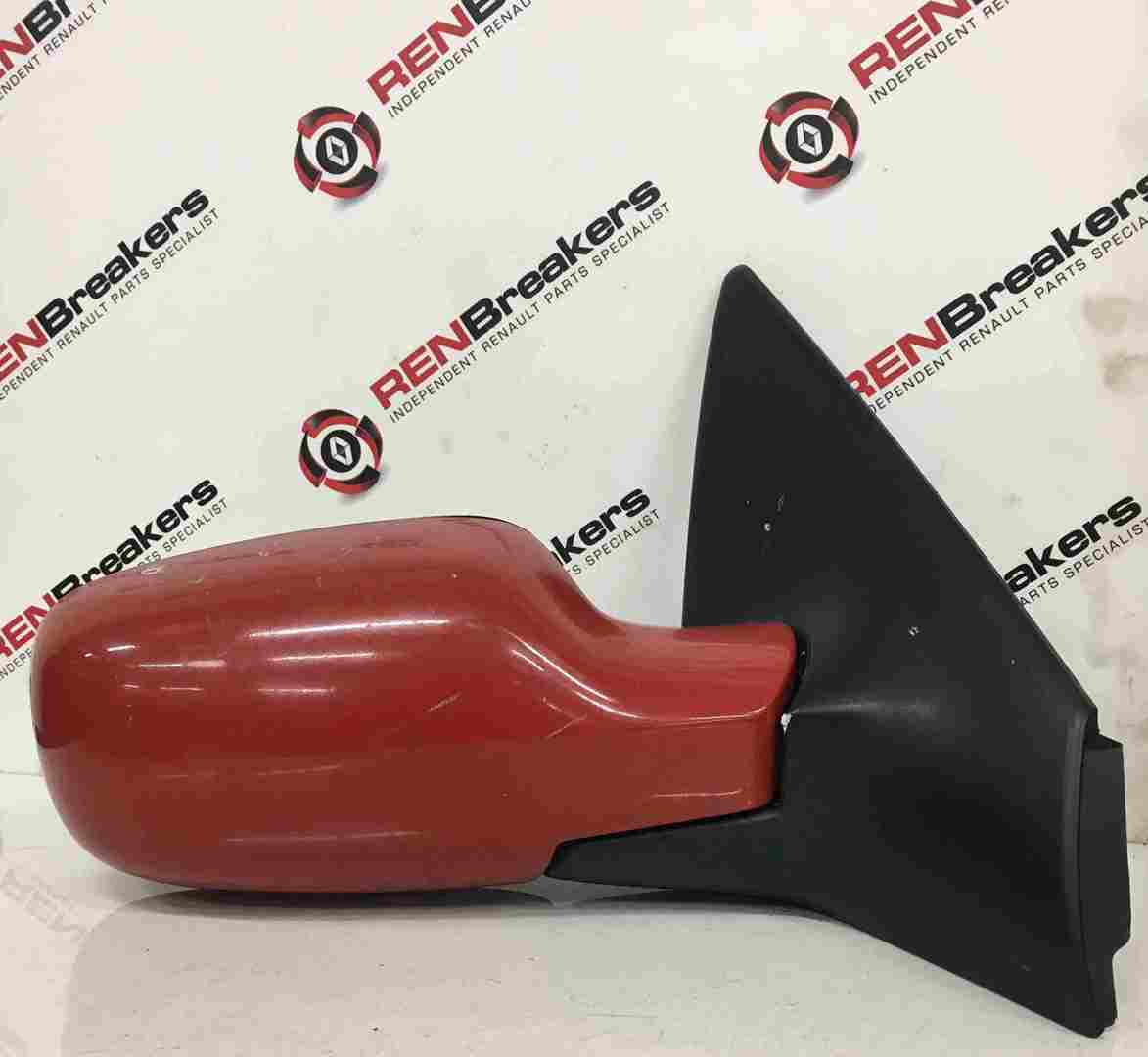 Renault Megane 2002-2008 Drivers OS Wing Mirror Red 727