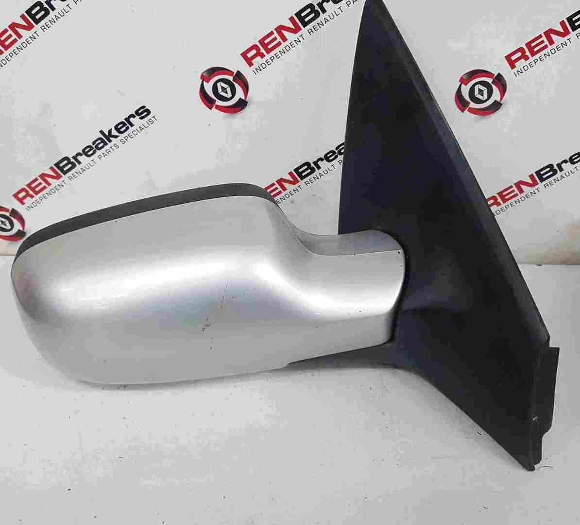 Thumb 5 Renault Megane 2002-2008 Drivers OS Wing Mirror Silver TED69 Electric