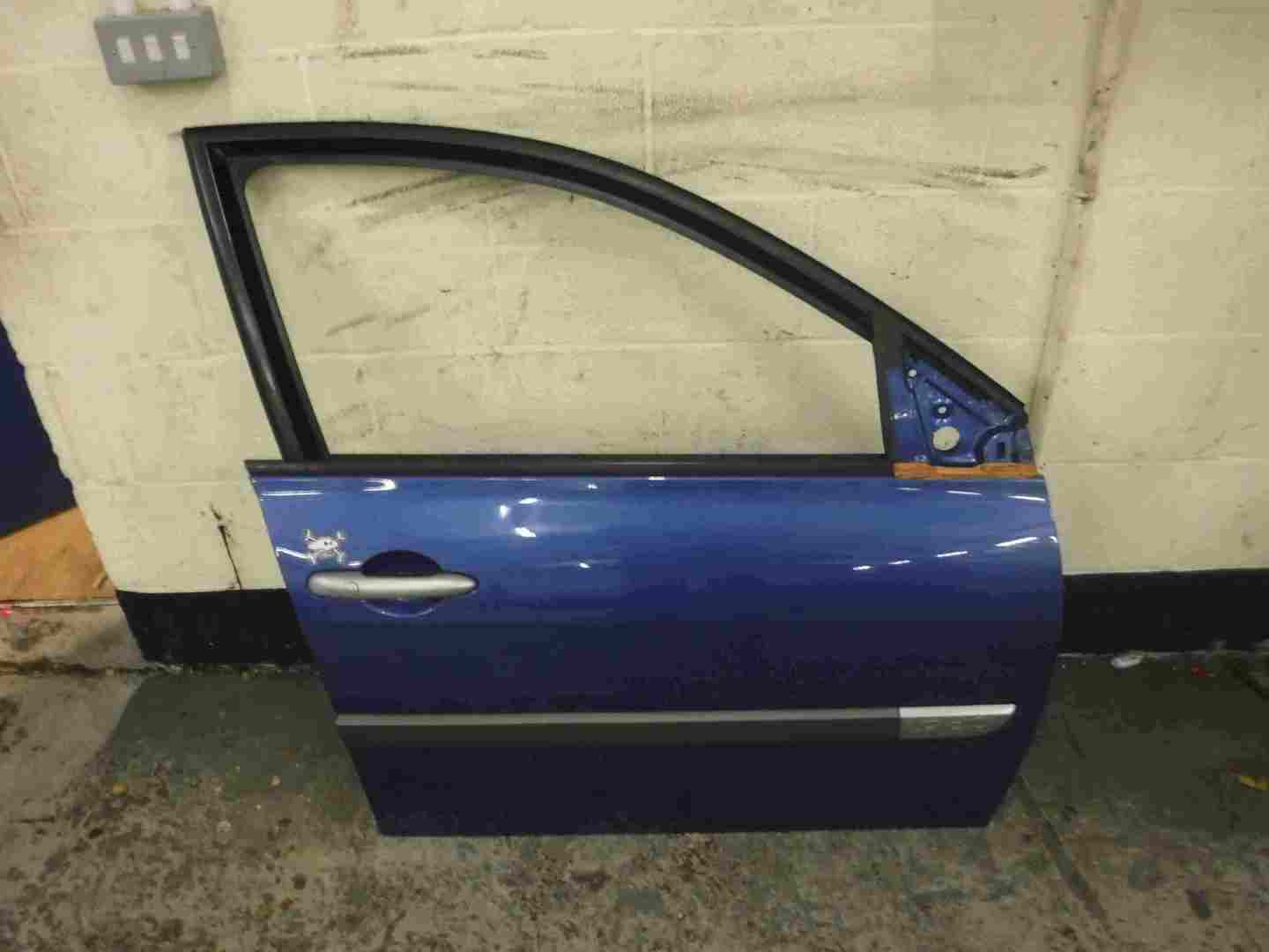 Renault Megane 2002-2008 Drivers OSF Front Door Blue TEI45 TE145 5dr