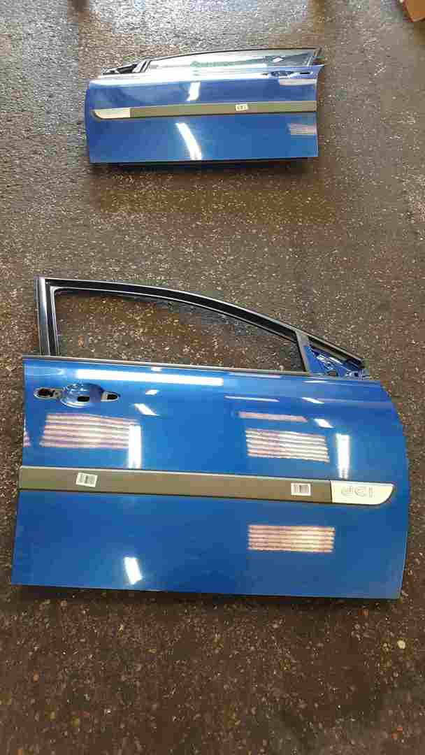Renault Megane 2002-2008 Drivers OSF Front Door Blue TERNA 5DR