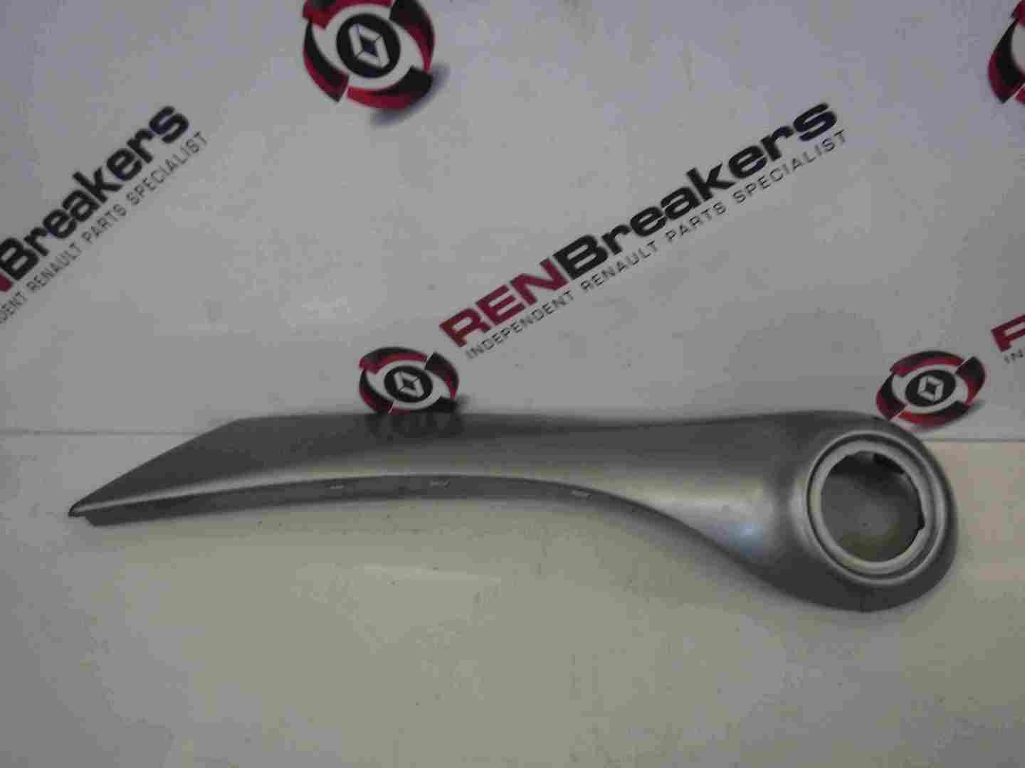 Renault Megane 2002-2008 Drivers OSF Front Door Grab Handle Trim Silver
