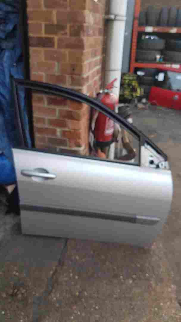 Renault Megane 2002-2008 Drivers OSF Front Door Silver Ted69 5Dr