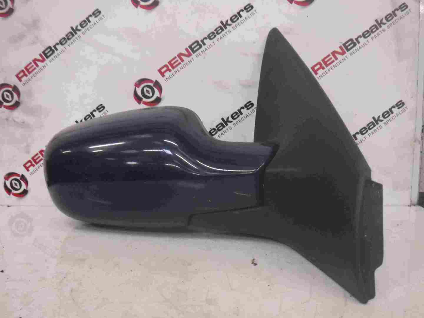 Renault Megane 2002-2008 Drivers OSF Front Wing Door Mirror Blue 640