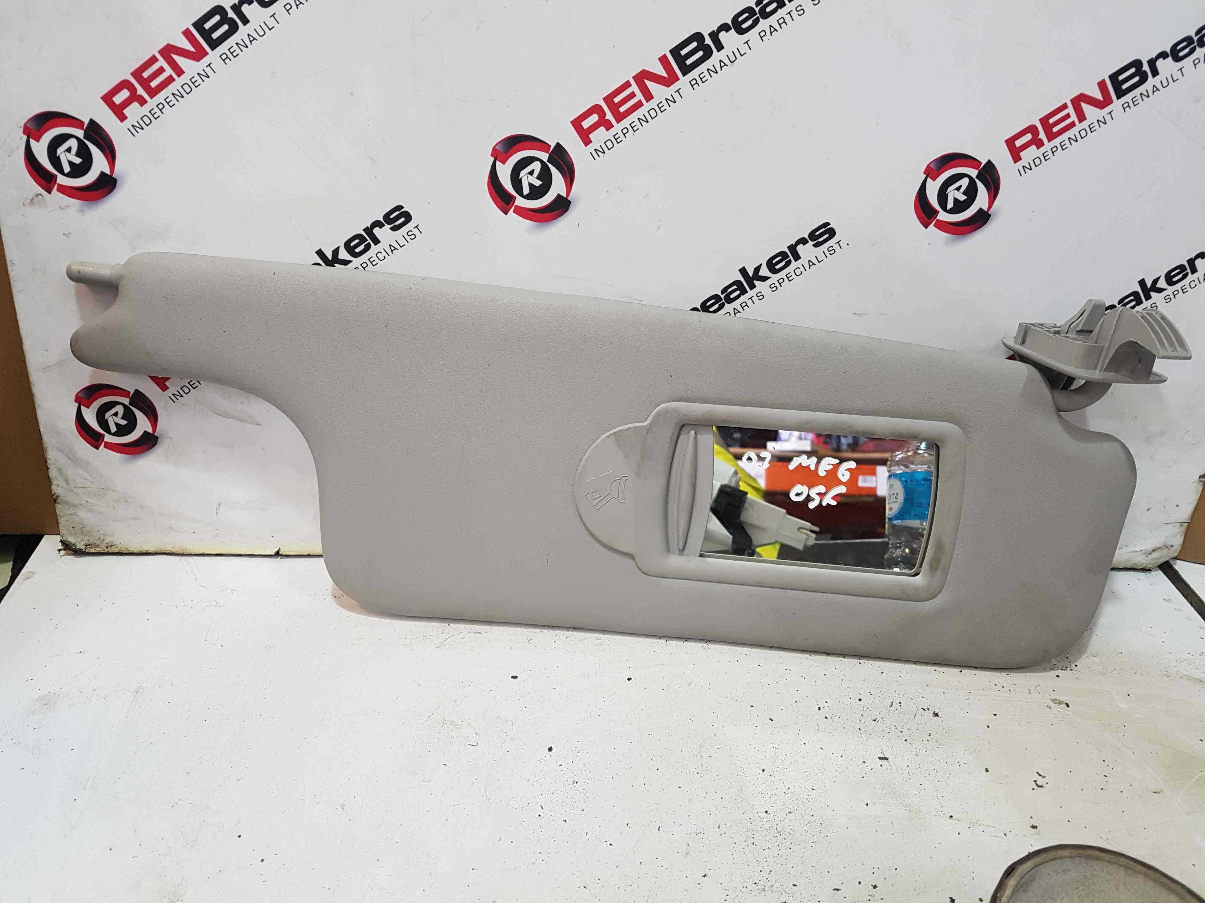 Thumb 3 Renault Megane 2002-2008 Drivers OSF Sun Visor Shade