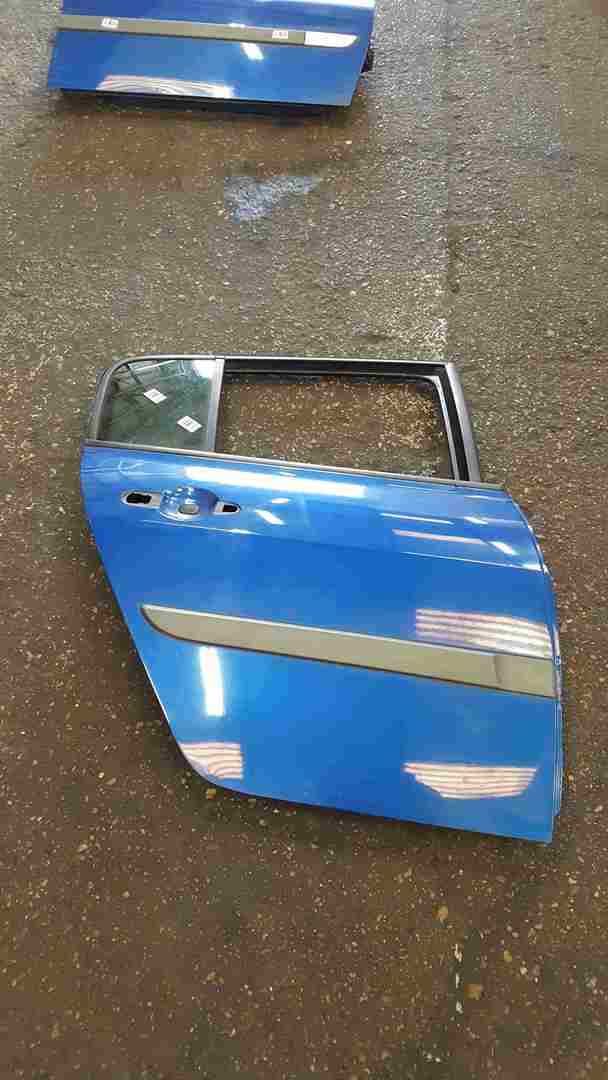 Renault Megane 2002-2008 Drivers OSR Rear Door Blue TERNA