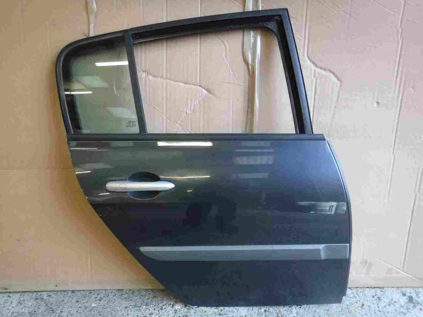 Renault Megane 2002-2008 Drivers OSR Rear Door Grey TEB66