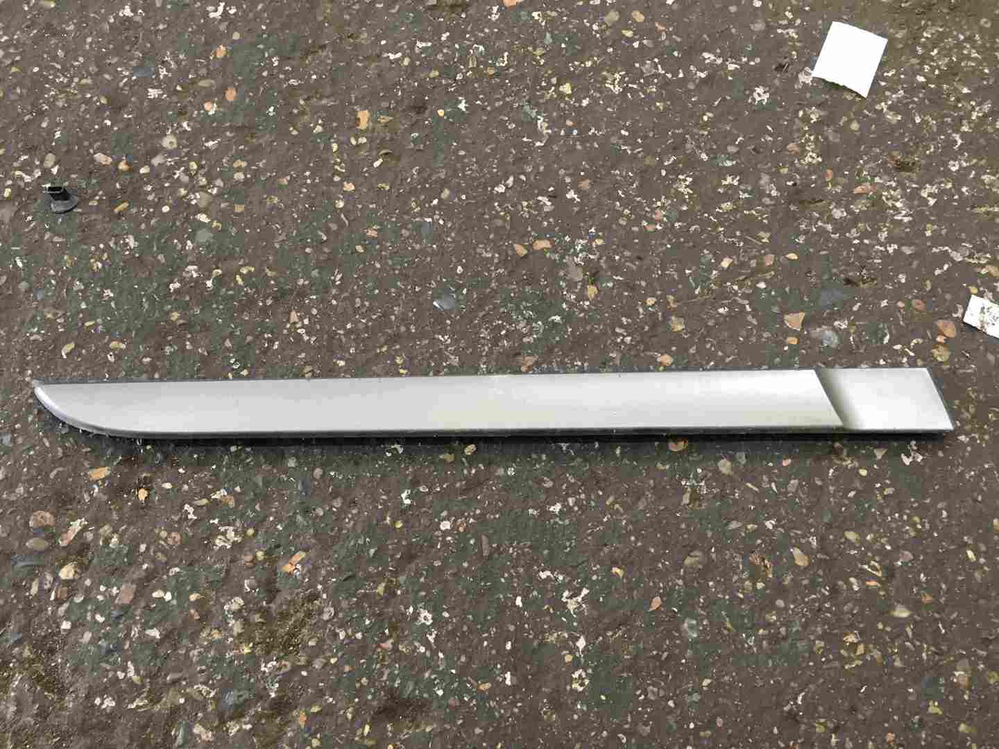 Renault Megane 2002-2008 Drivers OSR Rear Door Moulding Silver 8200073472