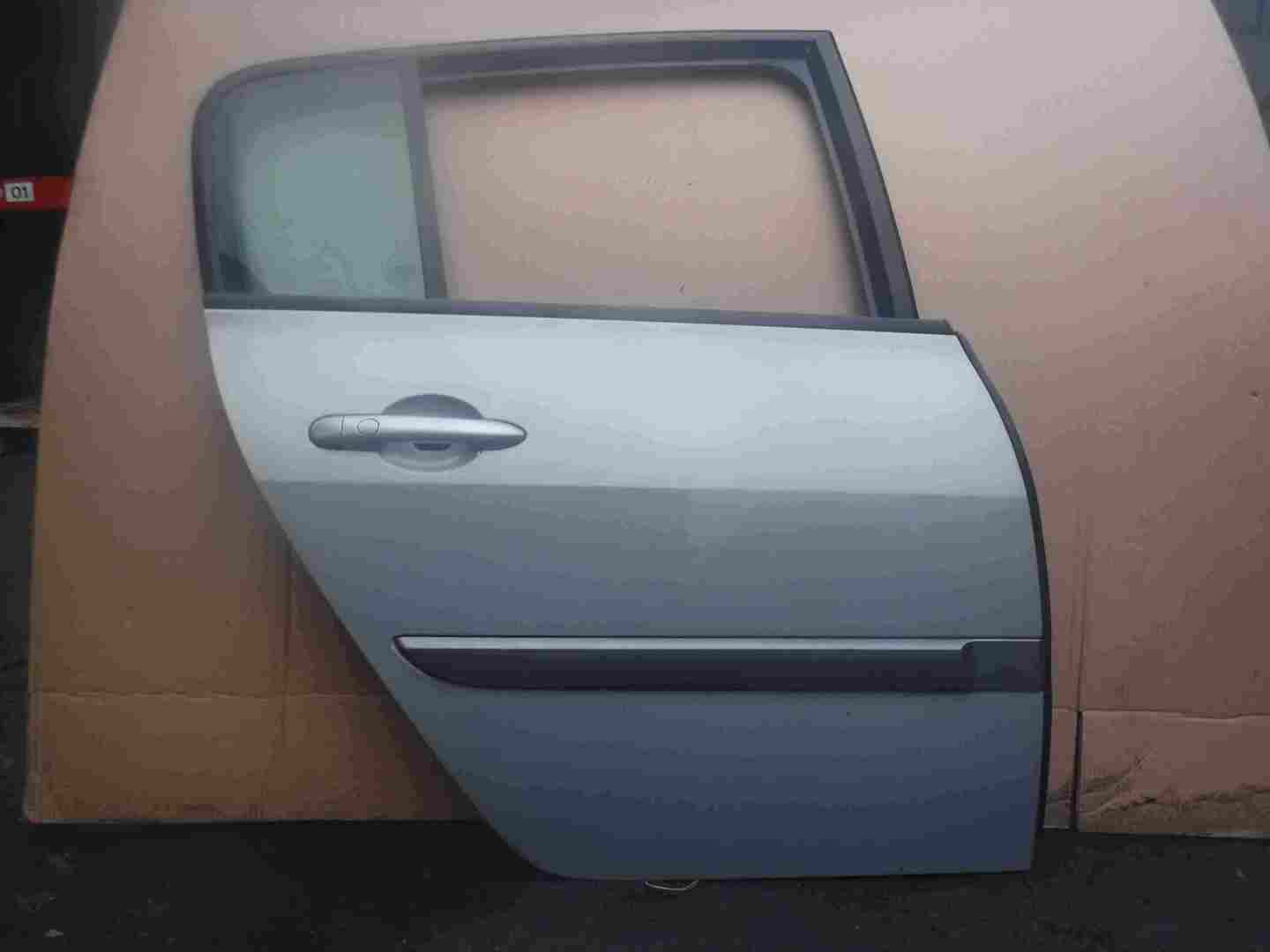 Renault Megane 2002-2008 Drivers OSR Rear Door Silver TEA19