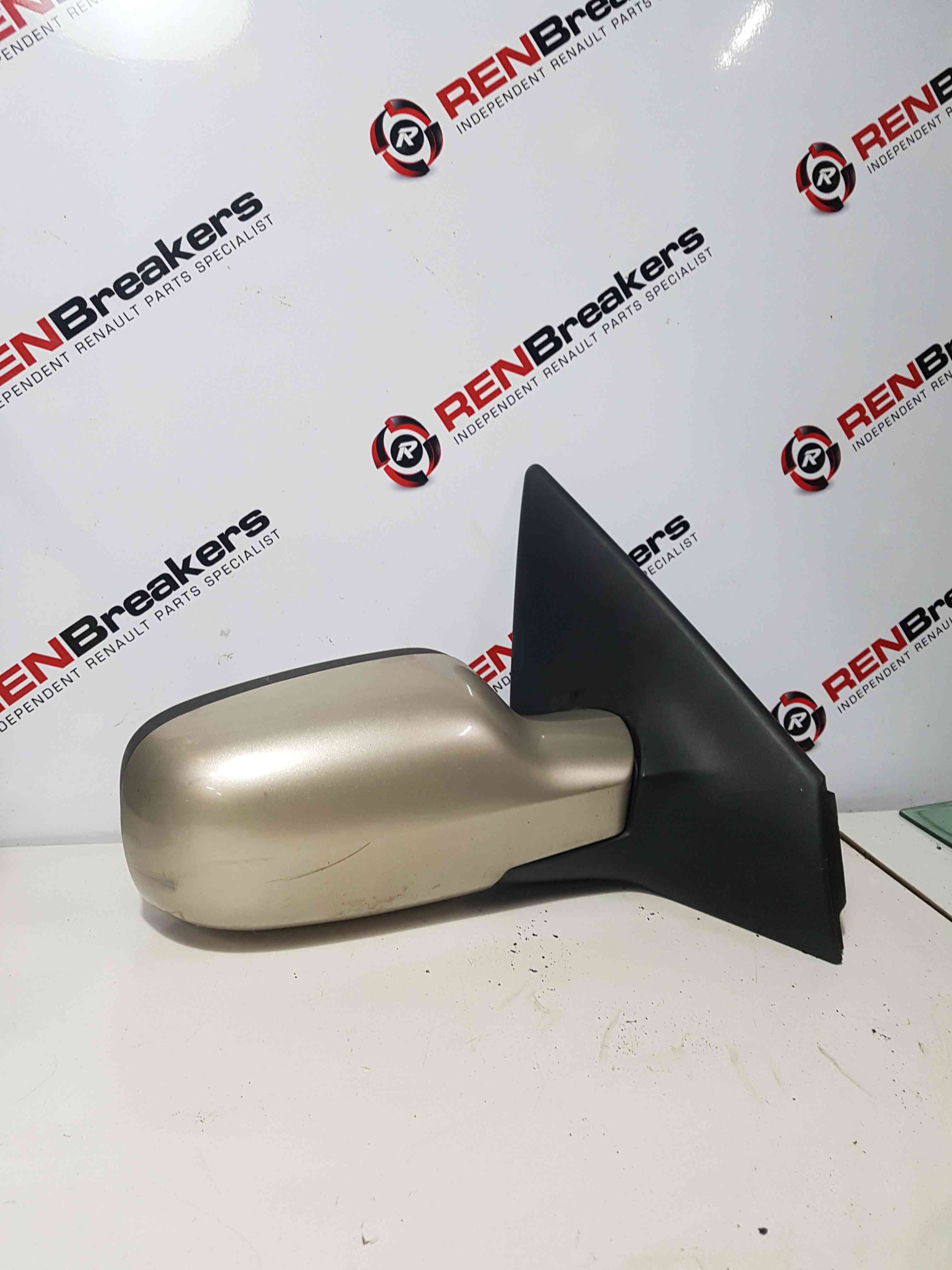 Thumb 7 Renault Megane 2002-2008 Drivers Os Wing Mirror Beige Gold Ted11