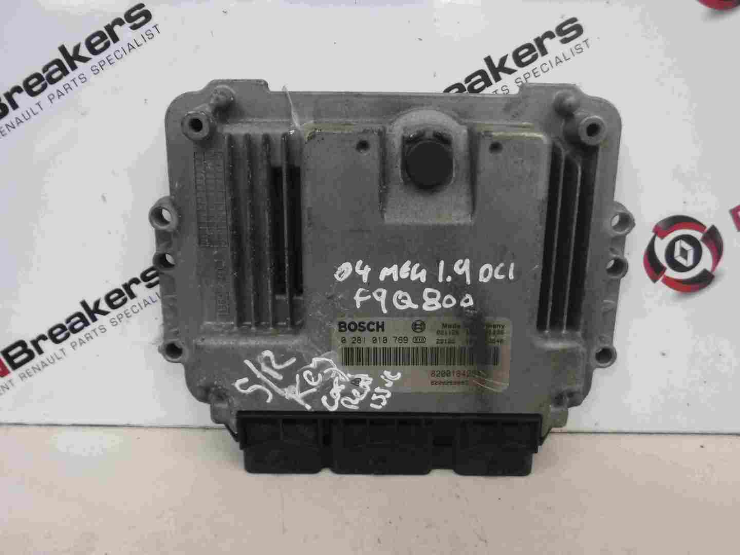 Renault Megane 2002-2008 Electronic ECU Control Unit