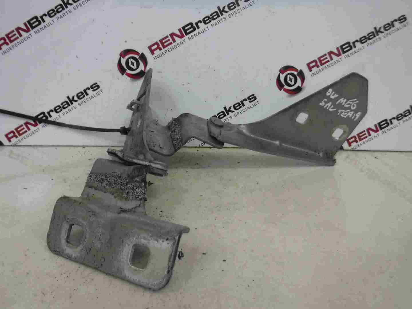Renault Megane 2002-2008 Front Bonnet Hinges Silver TEA19