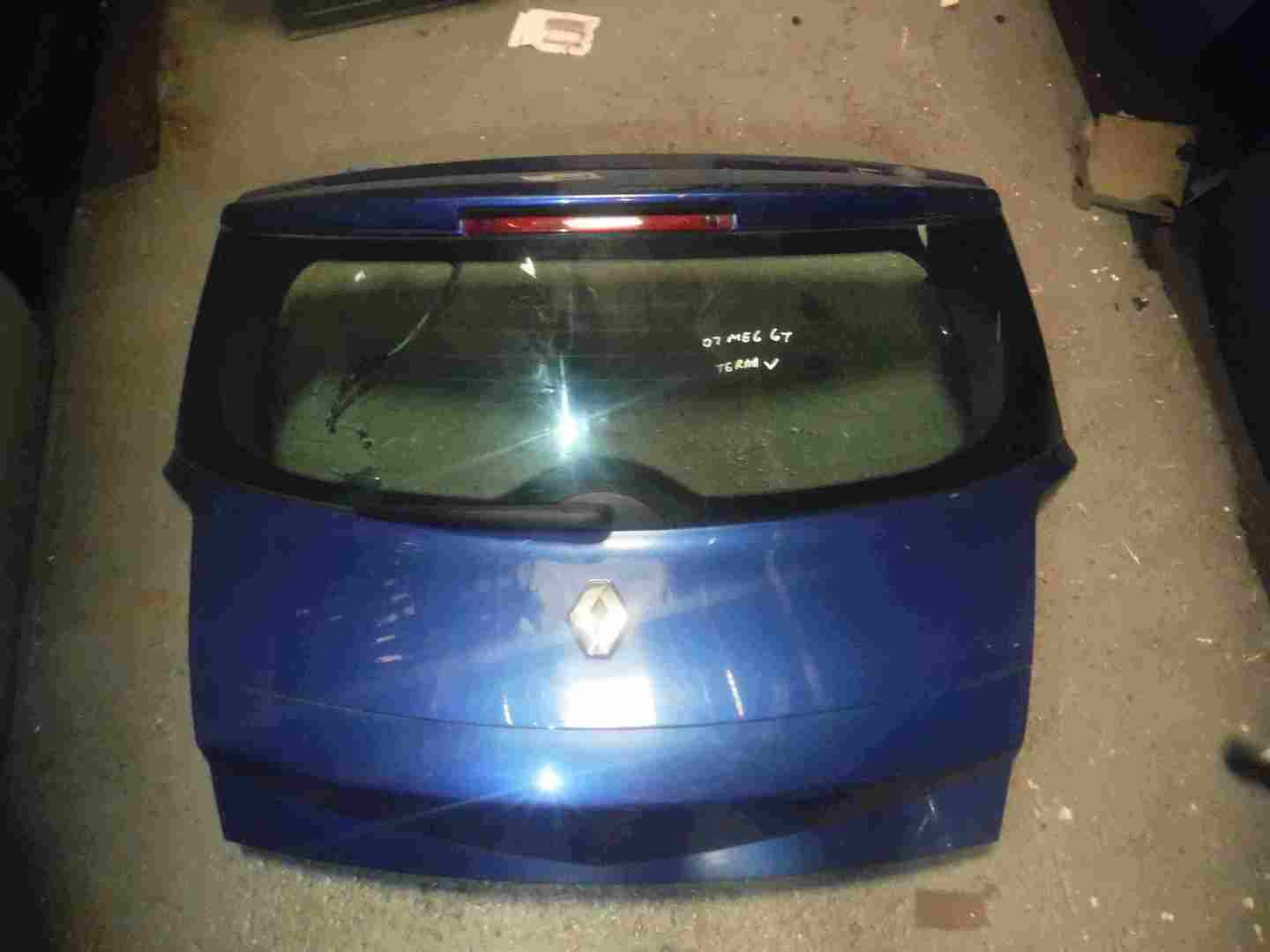 Renault Megane 2002-2008 GT De Badged Rear Boot Tailgate Blue TERNA