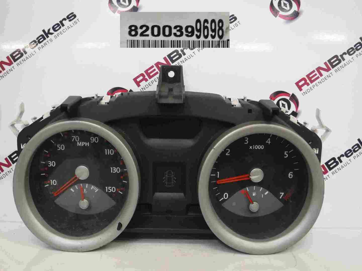 Renault Megane 2002-2008 Instrument Panel Dials Clocks 109K 8200399698