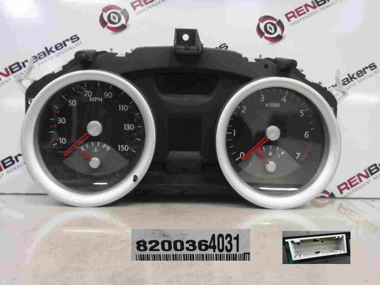 Renault Megane 2002-2008 Instrument Panel Dials Clocks 81K