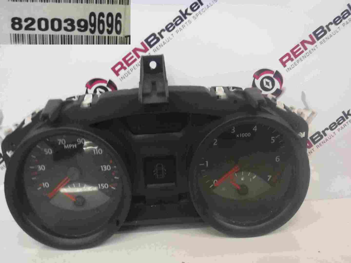 Renault Megane 2002-2008 Instrument Panel Dials Gaudges Clocks 85k 8200399696