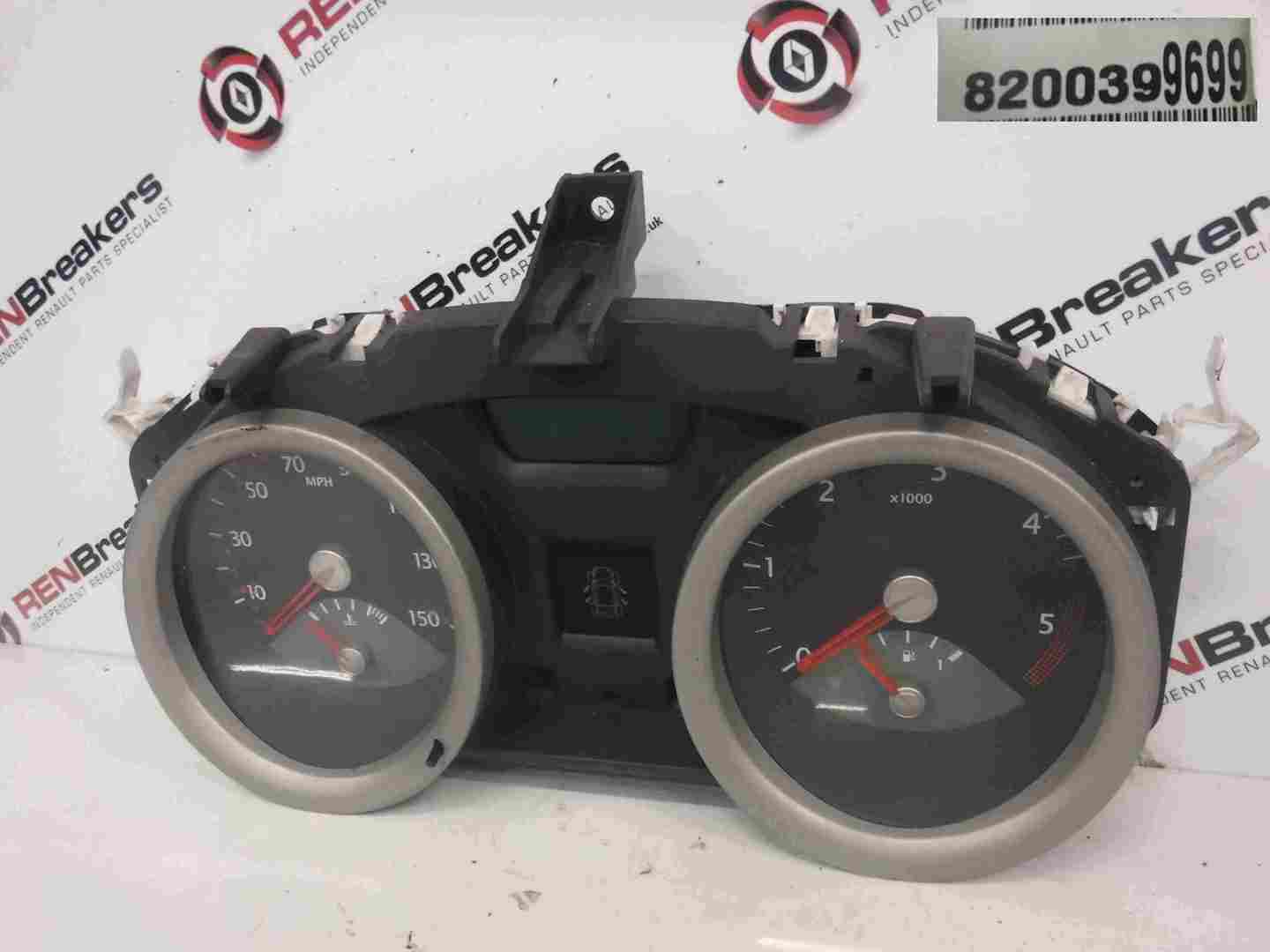 Renault Megane 2002-2008 Instrument Panel Dials Gauges Clocks 8200399699