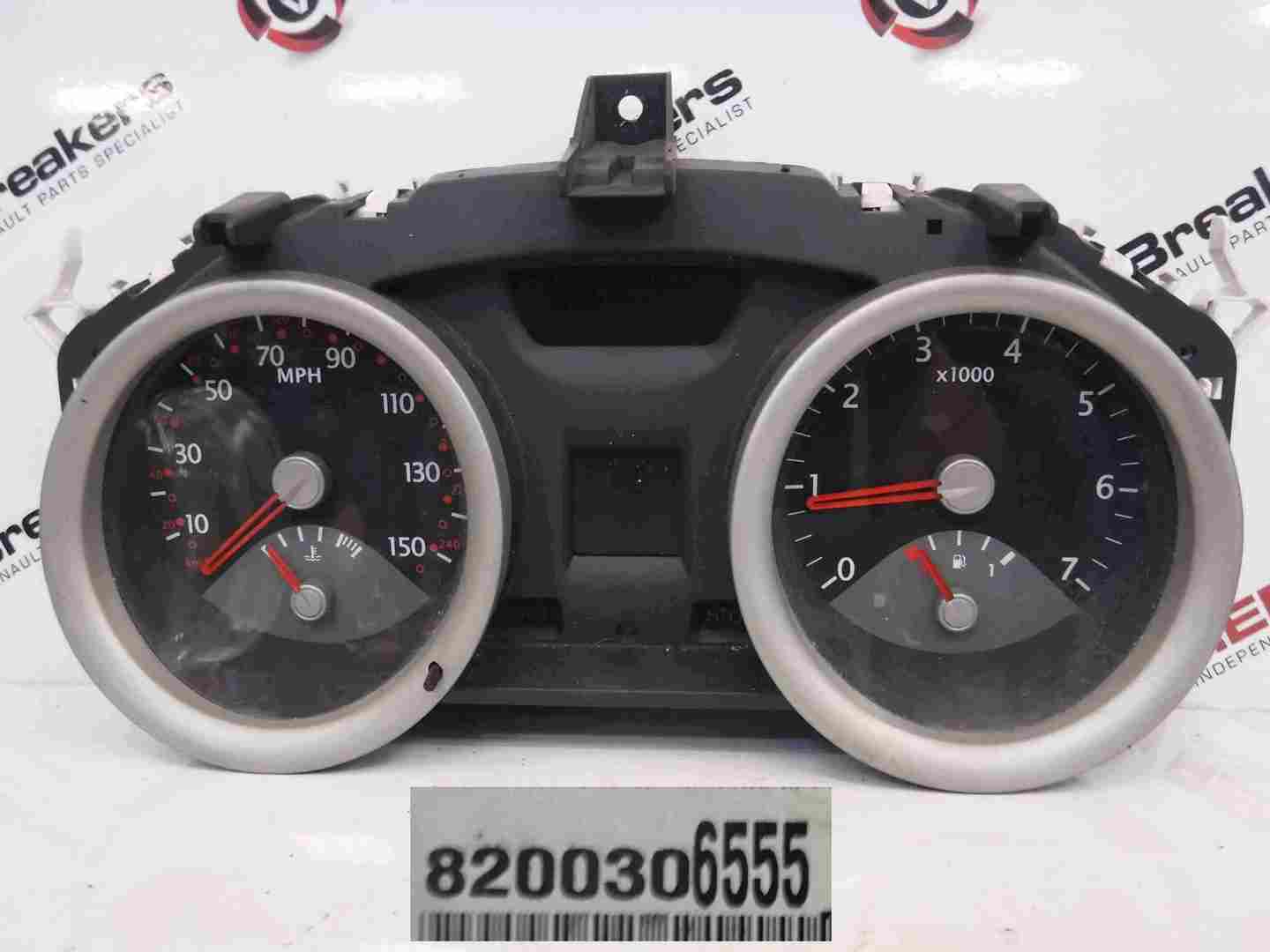 Renault Megane 2002-2008 Instrument Panel Dials Gauges Clocks 8200306555