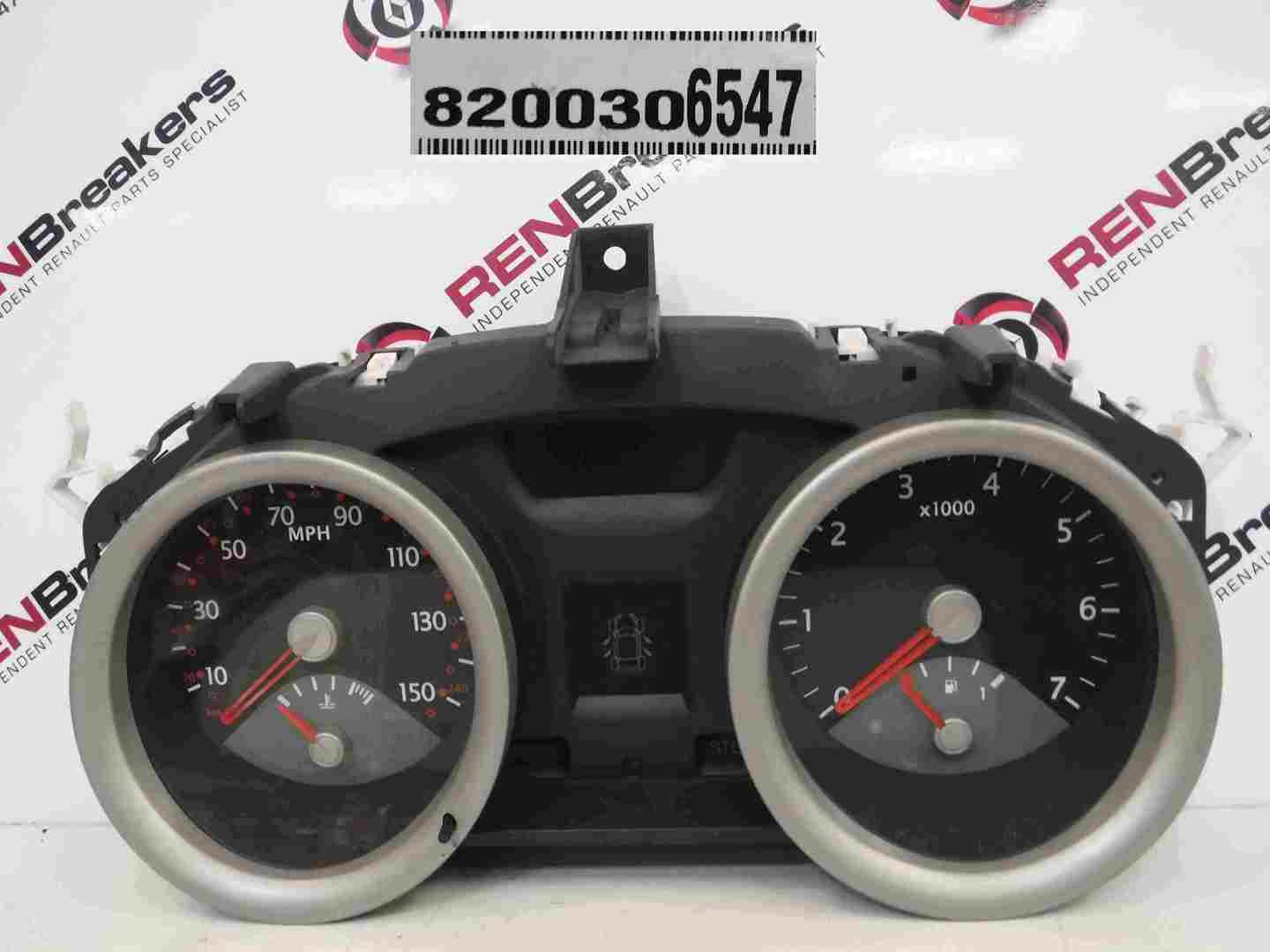 Renault Megane 2002-2008 Instrument Panel Dials Gauges Clocks 97K 8200306547