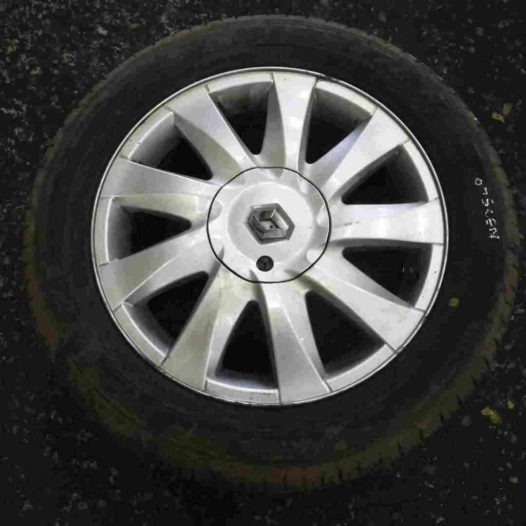 Renault Megane 2002-2008 Kubbera Kubera Alloy Wheel 16inch + Tyre 205 55 16 8mm