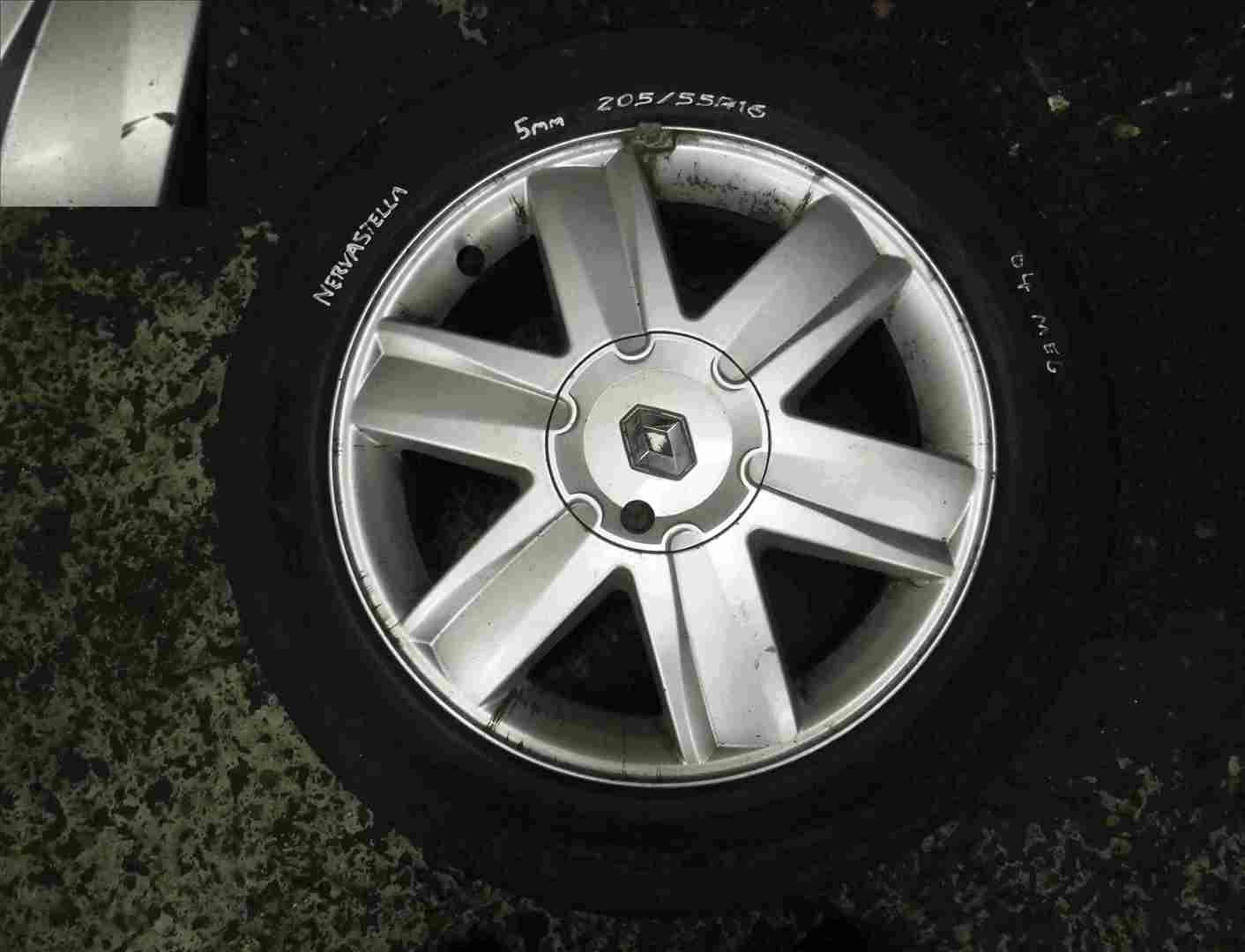 Renault Megane 2002-2008 Nervastella Alloy Wheel + Tyre 205 55 16 5mm