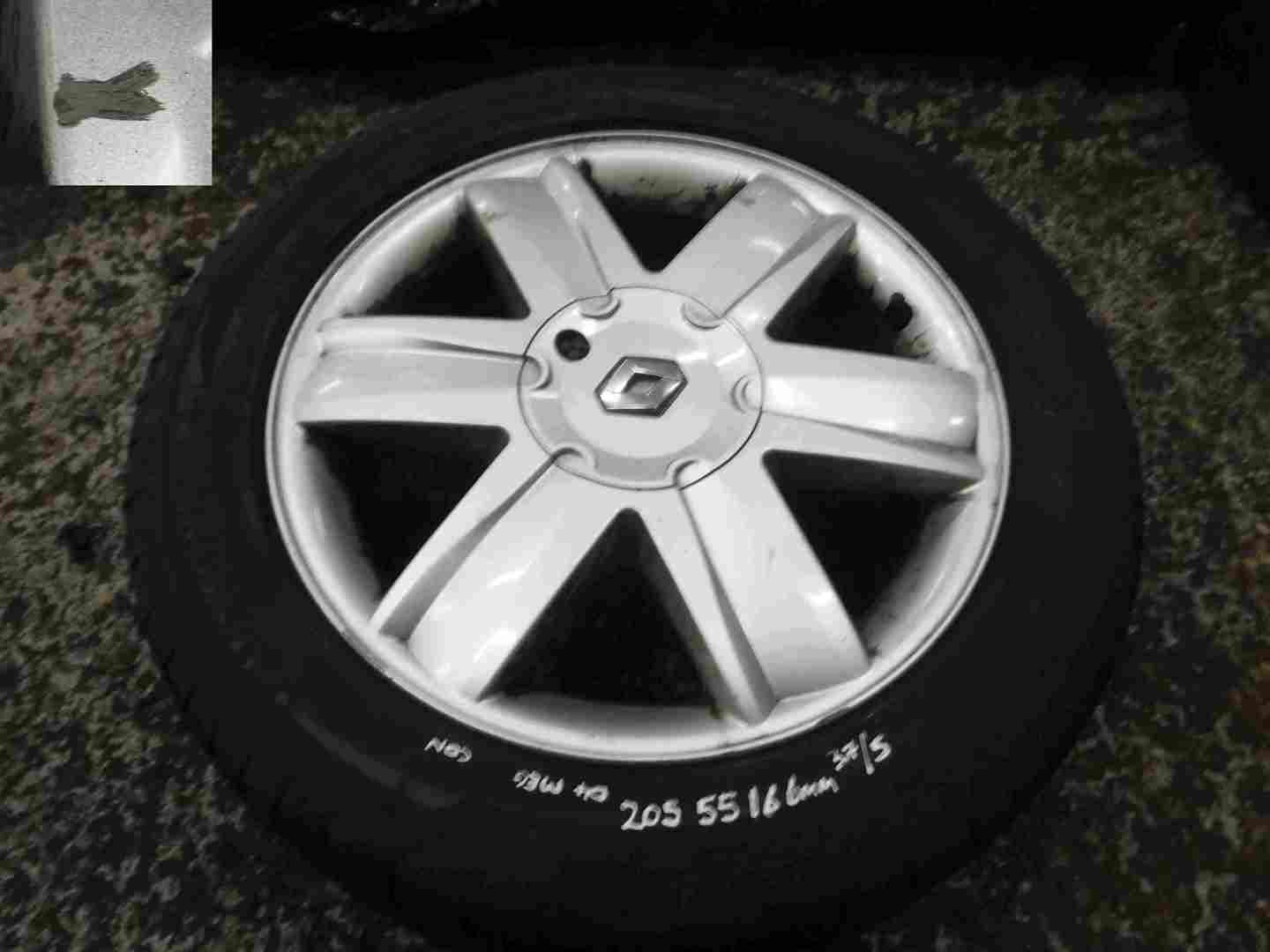 Renault Megane 2002-2008 Nervastella Alloy Wheel + Tyre 205 55 16 6mm