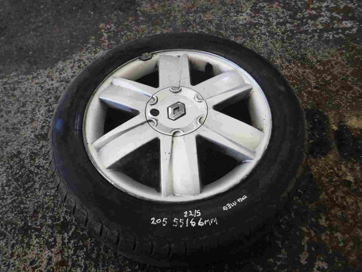 Renault Megane 2002-2008 Nervastella Alloy Wheel + Tyre 205 55 16 6mm