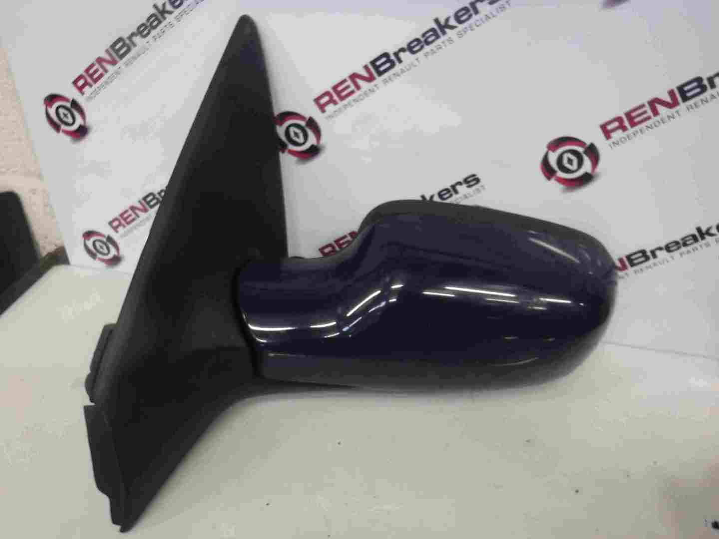 Renault Megane 2002-2008 Passenger NS Wing Mirror Blue 460 Folding