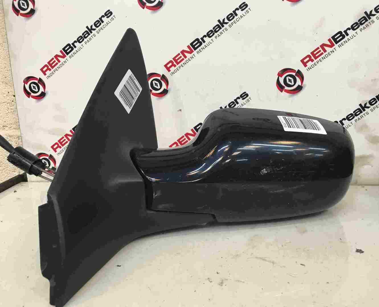 Renault Megane 2002-2008 Passenger NS Wing Mirror Blue NV472 Manual